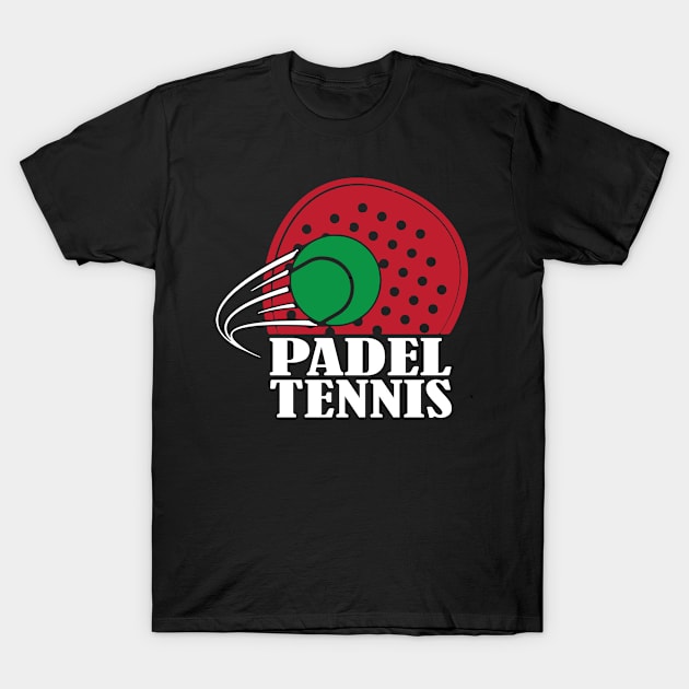 Padel Tennis sport T-Shirt by wiswisna